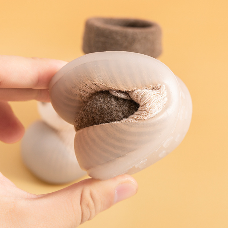 Invierno para bebés zapatos para niños pequeños zapatos de piso para niños zapatos de invierno zapatos de calcetines antideslizantes diseño alto