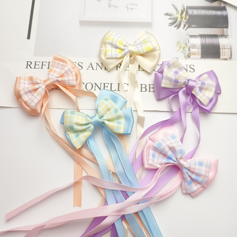 shiffon children's hair accessory with bow