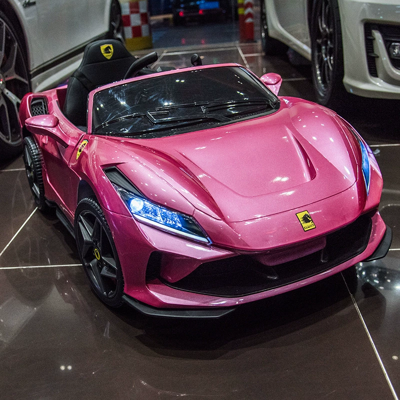 Ferrari игрушечный электромобиль, полноприводный транспорт с сиденьем, пульт дистанционного управления, для 1–12 лет