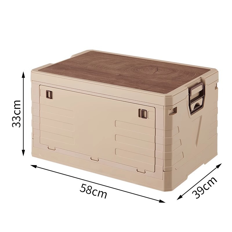 Caja de almacenamiento para acampar al aire libre Caja de almacenamiento plegable para acampar para un picnic