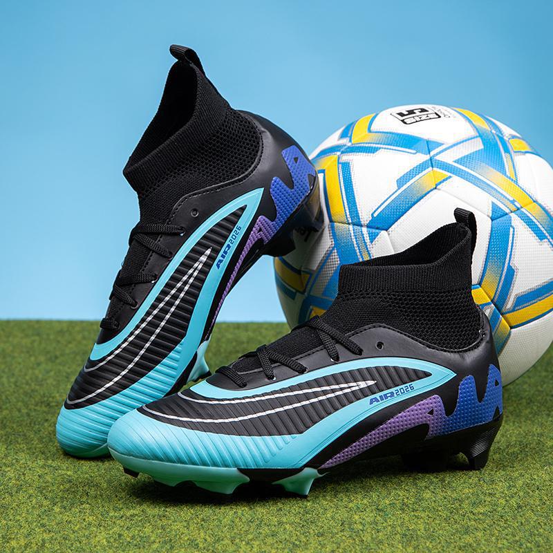 Zapatillas de Fútbol de Corte Bajo para Niños AG Cuero Artificial, TPR para Césped Artificial image 2