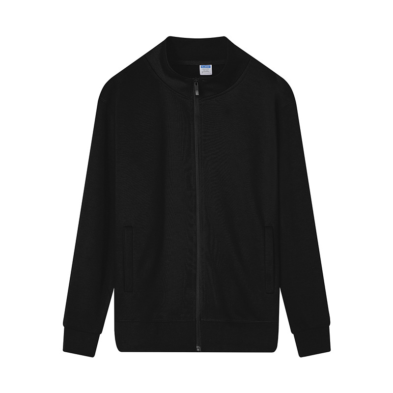 Otoño y invierno Cardigan camiseta publicitaria camiseta cultural ropa de clase ropa de trabajo chaqueta de manga larga con camisa de cuello de vello logotipo personalizado