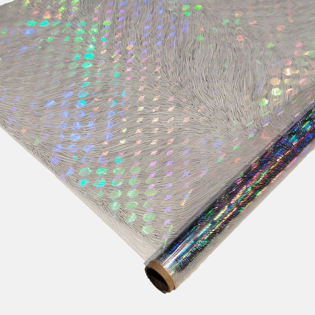 PET银色水立方老鼠纹镀铝洗铝转移膜皮革镭射膜烫金金属膜