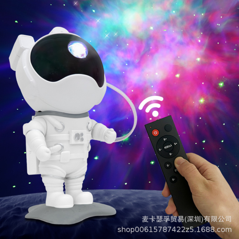 Astronaut Starlight Projector Northern Lights Projector Bedroom Table Lamp Starry Atmosphere Light Starry Sky Universe