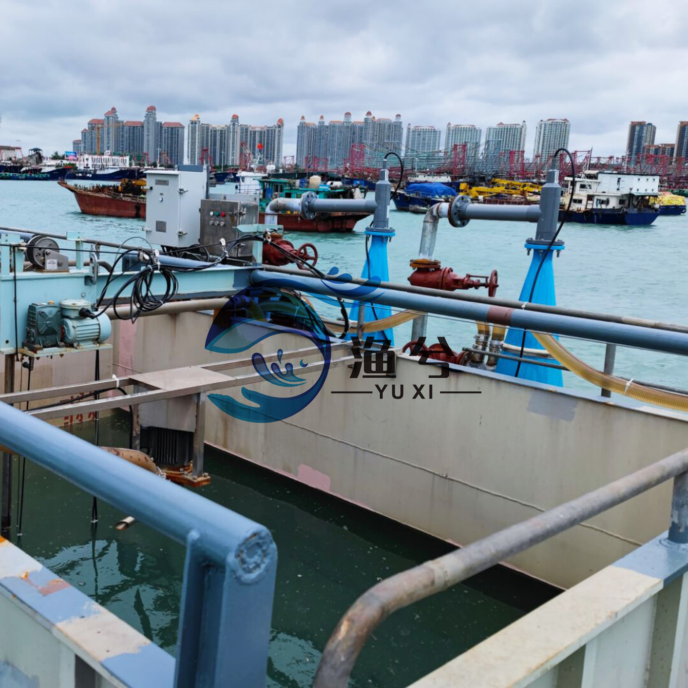 全智能养殖舱自动增氧系统、养殖船自动增氧系统