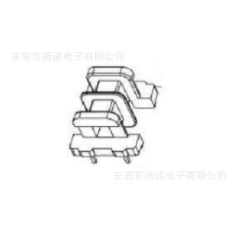 EE12高频变压器骨架EE12双槽2-2骨架可配套磁芯 1322