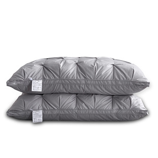 Cotton Anti-feather Cloth Twisted Down Pillow Core No Deformation High Rebound Family Dormitory Neck Protection Bedding Washable