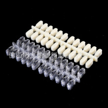 美甲圆头平底色卡 24片/板 120色展示甲片样板 色卡书内置色卡