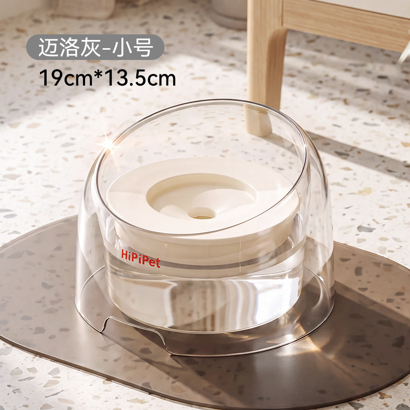 高级透明款#600ML#【悬浮控水|抗菌护颈碗】