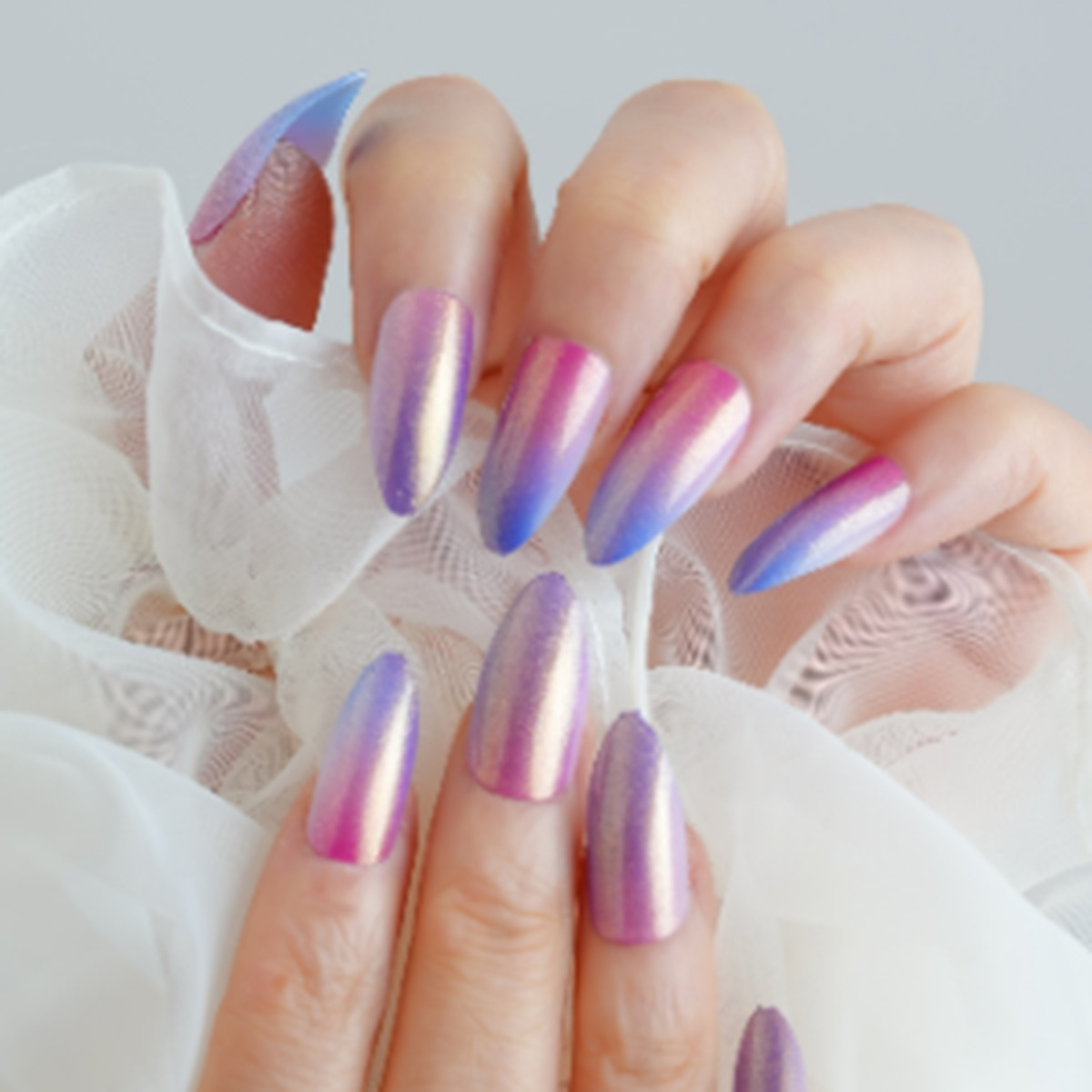 Millones de manchas uñas postizas Uñas postizas Uñas postizas Uñas de uñas portátiles Parche de uñas 24 piezas Suministro del fabricante