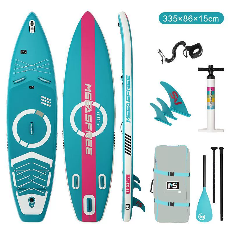 Inflatable stand‑up paddle board (Favorite) — thickened racing SUP, multiple designs, some sets include accessories