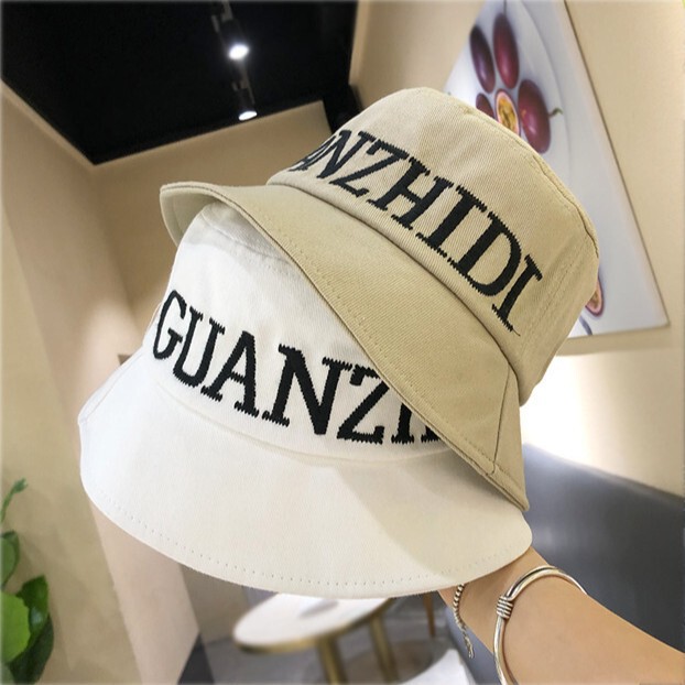 Influencer Picks Embroidered Fisherman Hat for Men and Women in Spring, Summer and Autumn K-Style Trendy English Letters K-Style Sunshade and Sun Protection Basin Hat New Influencer Picks Embroidered Fisherman Hat for Men and Women in Spring, Summer and Autumn K-Style Trendy English Letters K-Style Sunshade and Sun Protection Basin Hat New