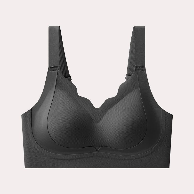 跨境外贸爆款无痕粉底液内衣女收副乳提拉软支撑舒适聚拢运动内衣|undefined