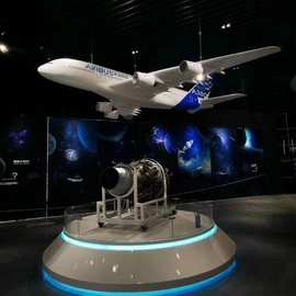 工厂定制航空科普馆模型飞机发动机 飞机雕塑 大型飞机模型