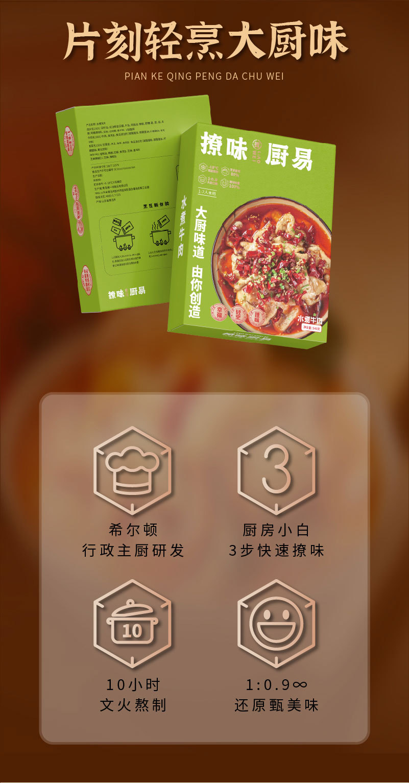 撩味厨易 水煮牛肉