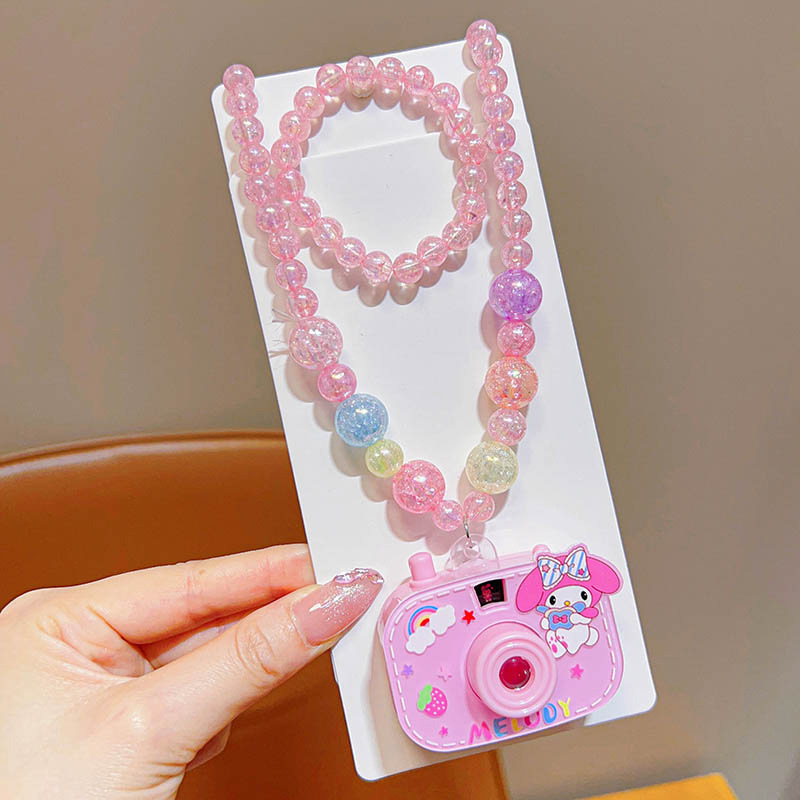 둥근구슬 티티 프로젝션 목걸이 및 팔찌 [2종세트]