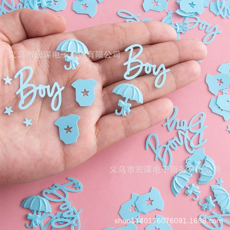 Baby конфетти бутылка с блестками новорожденного ребенка крещение день рождения украшения baby shower