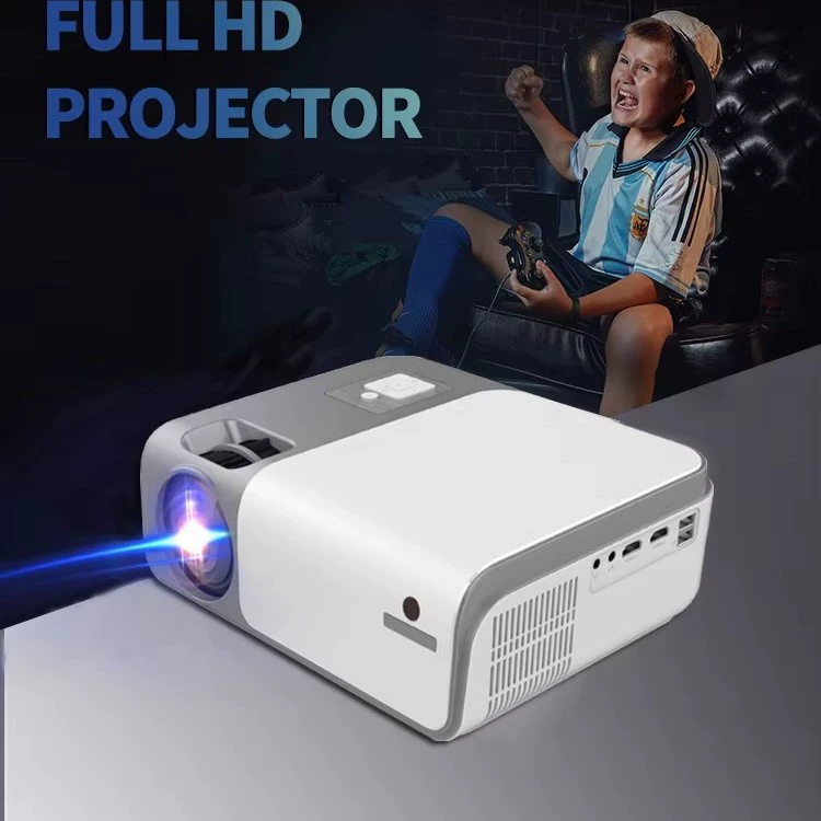 Новый проектор Full HD 1080P с Wi‑Fi, удобный беспроводной дубляж с экрана телефона, для дома и офиса, большой экран