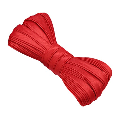 Ponytail edge strip fabric 1cm collar edge strip color satin single fold wrinkle-free ribbon ribbon edge strip
