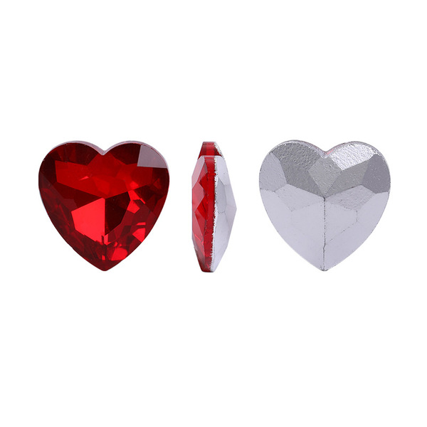 Glass mobile phone heart-shaped