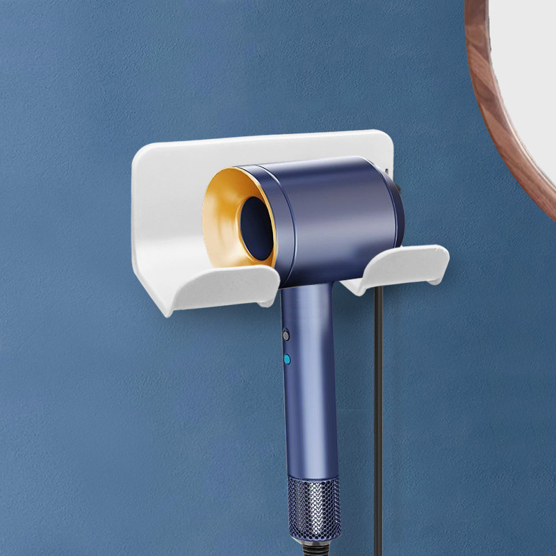 soporte de secador de pelo doméstico tipo pared sin perforación secador de pelo colgante simple baño baño secador de pelo