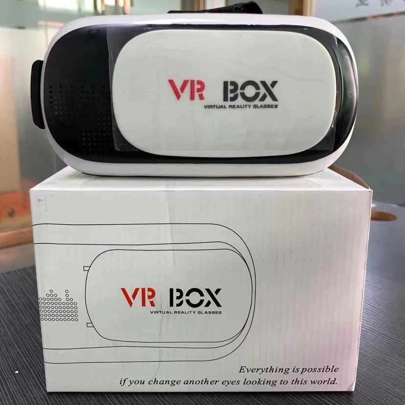 Gafas VR-BOX explosivas transfronterizas, teléfono móvil montado en la cabeza de segunda generación, cine 3D, juegos inteligentes, gafas VR de realidad virtual