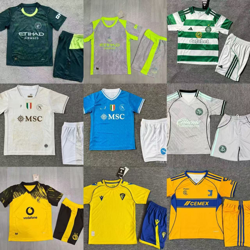 2526 Thai Version Football Jersey Children's Set Adult Set Competition Training Uniform
