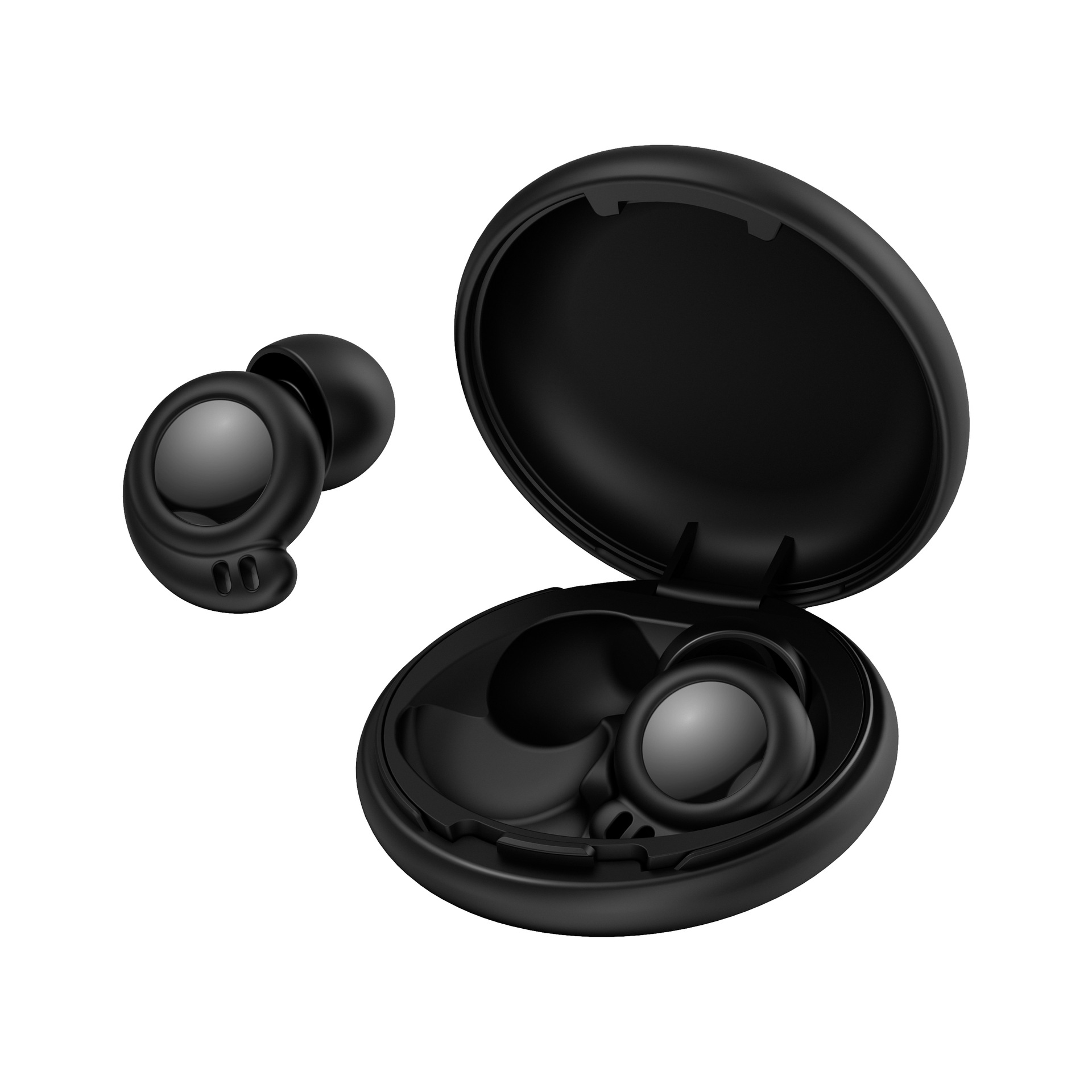 New private model noise-canceling earplugs for naps in dormitories, with multiple interchangeable tips, silent noise reduction, anti-noise silicone noise-canceling gadget