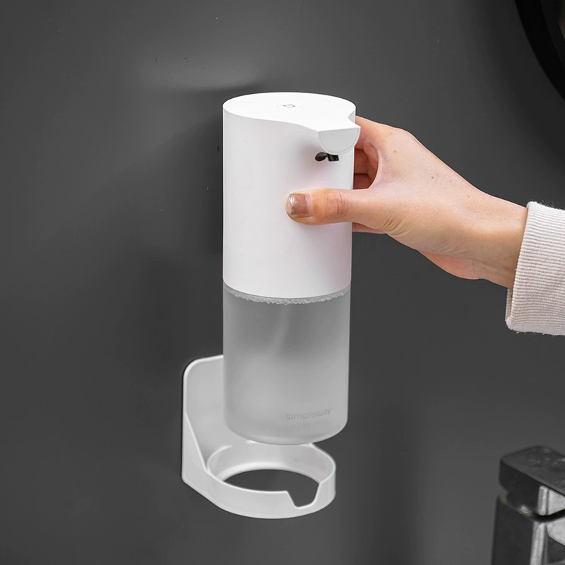 Система хранения труб Meijiayuan Hygienic Home Tubing Storage System - белый настенный держатель для пенок, размеры 7.5×7.5×1.6 см