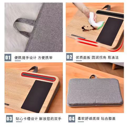 ポータブル膝怠惰なテーブルベッドテーブルノートブッククロスボーダー多機能コンピュータテーブルソース工場折りたたみテーブル|undefined