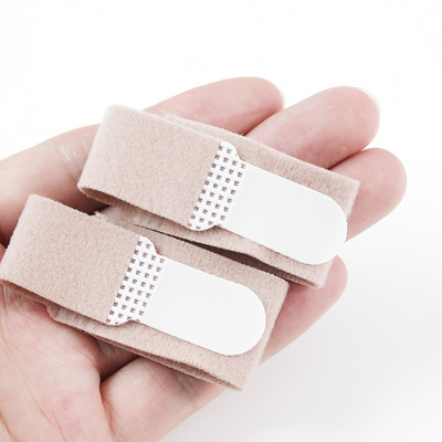 现货尼龙绷带弹力小布条魔术贴拉伸带 脚趾矫正带 脚趾分趾器|ru