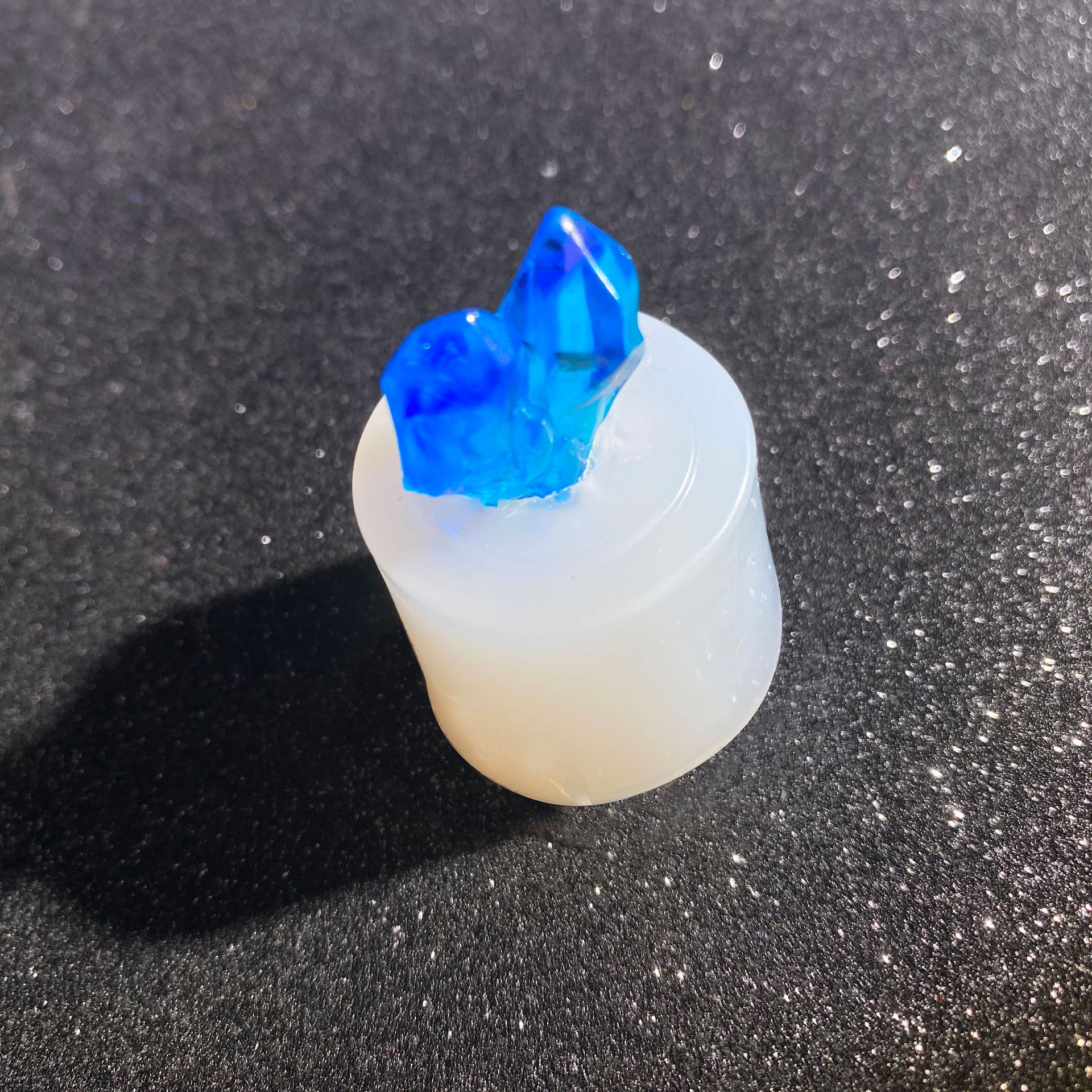 DIY epoxi iceberg cristal columna de silicona molde cristal epoxi mineral cristal Cluster Decoración Accesorios molde