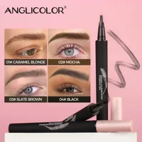 Anglicolor Amazon трансграничные четыре вилки карандаш для бровей дикие брови водонепроницаемые без пятен четыре когтя раздвоенный жидкий карандаш для бровей