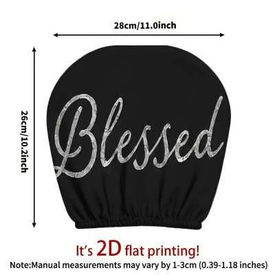 Headrest — Covers, Elastic Printed Headrest Covers - 25-double-sided-printing-1pc-26cm28cm