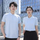 Short-sleeved polo shirt custom lapel work clothes corporate cultural shirt advertising shirt group activity clothes embroidered logo