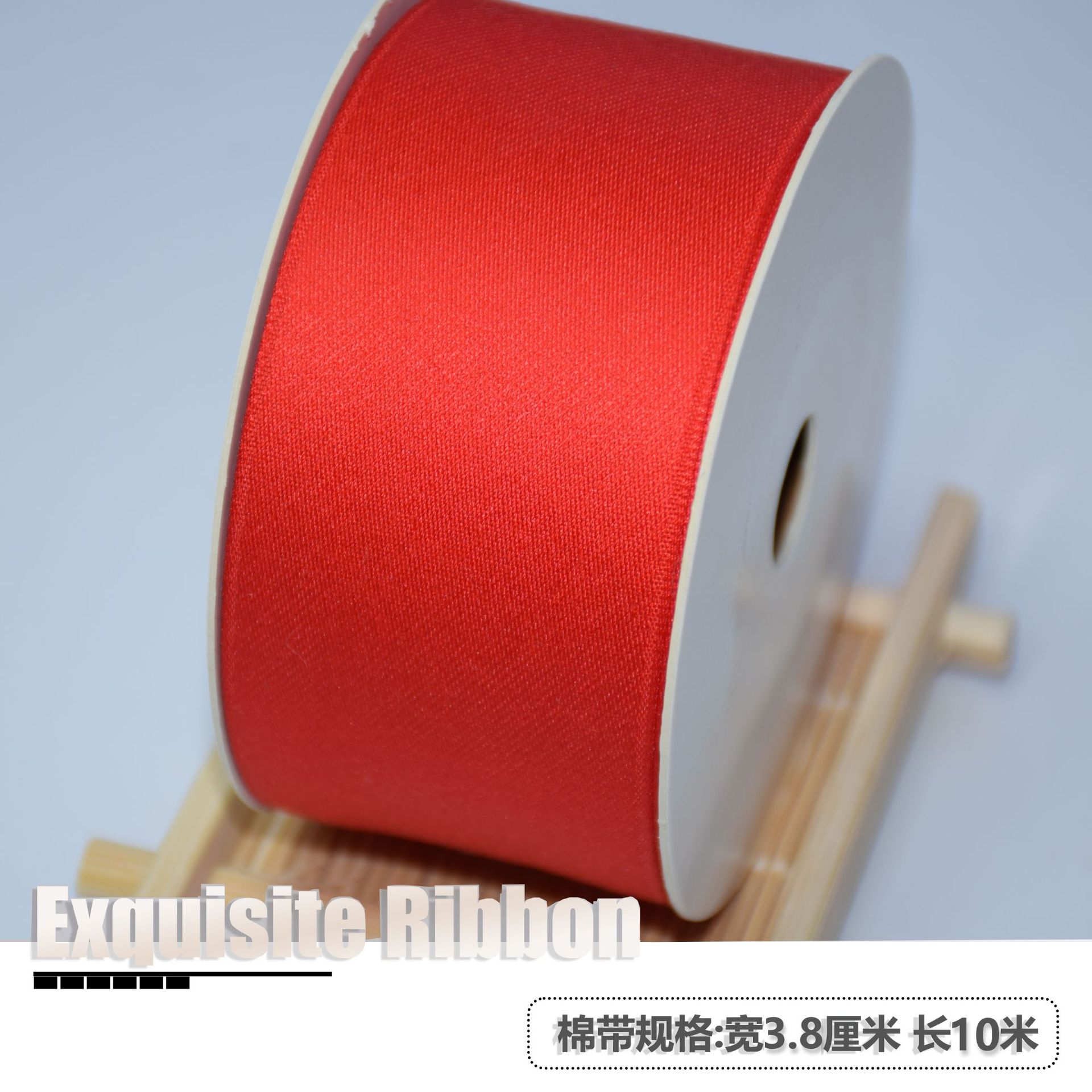 Cinta china del Día de San Valentín, cinta de algodón de poliéster mate de doble cara, lazo DM01, embalaje de flores, accesorios decorativos para ropa