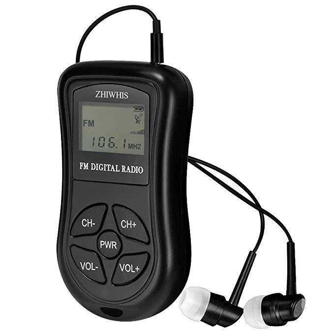 Pequeño mini receptor digital de bolsillo ancianos manga LCD nivel escucha DSP FM Radio Portátil