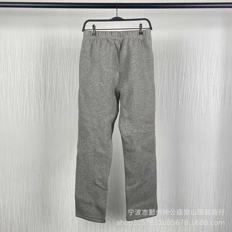 Pantalones de Pierna Recta 1977, Estampado de Terciopelo Flocado 1977, ESSENTIALS, Marca de Moda, Transfronterizo