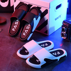 Plus-size slippers in sizes 48 and 49 | Men's summer outdoor flip-flops | Thick-soled indoor sandals | Stylish outdoor footwear