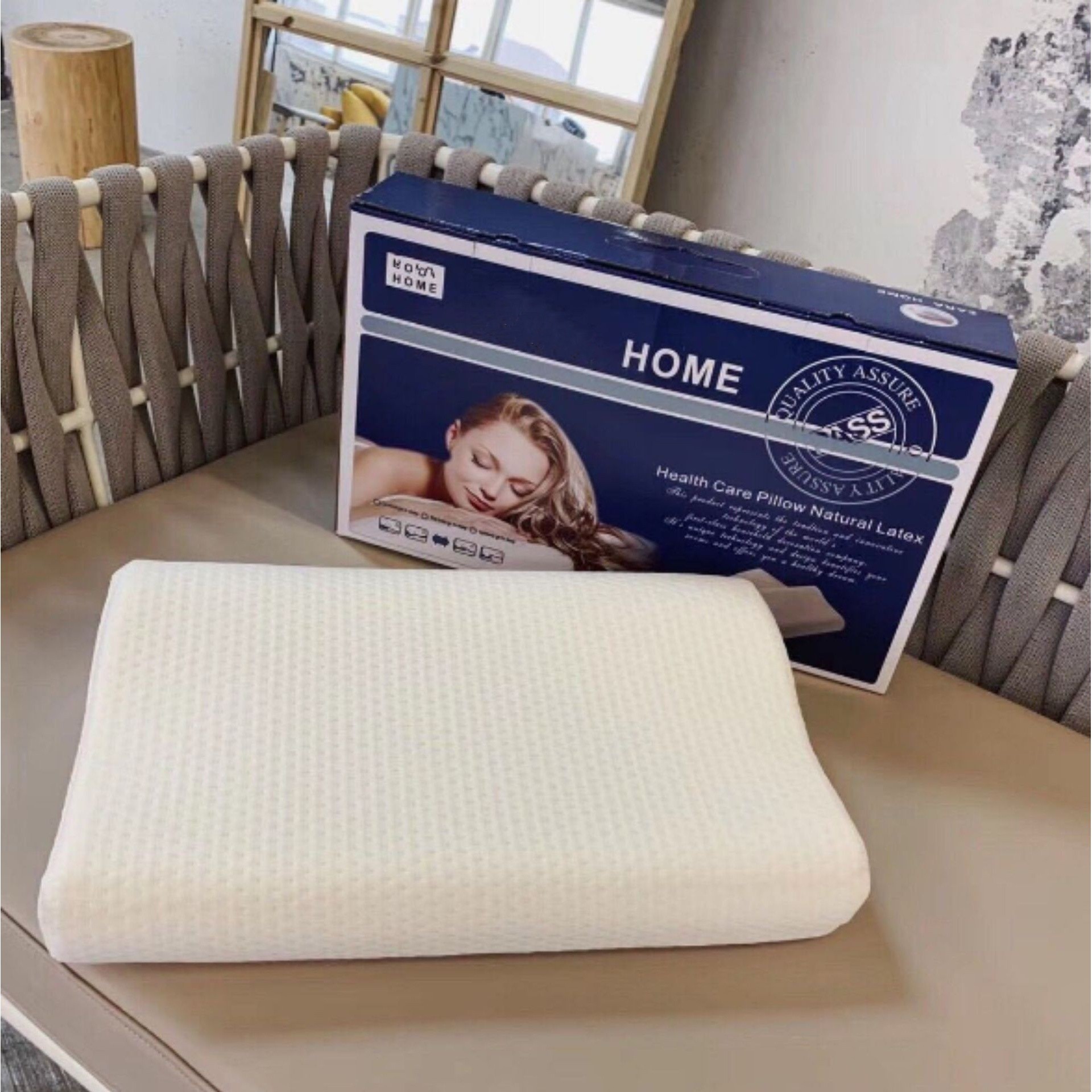Latex pillow natural rubber pillow core slow rebound memory pillow student pillow cervical vertebra pillow group purchase wholesale
