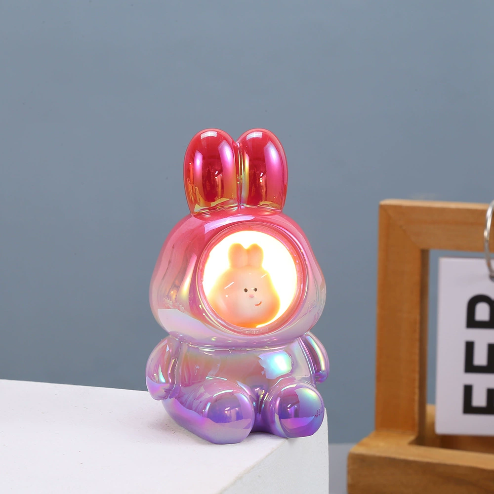 Fat Dudu Creative Electroplating Slip Star Light Cute Dedin Night Lantern Boy Girls and Girls' Birthday Valentine\'s Day Gift