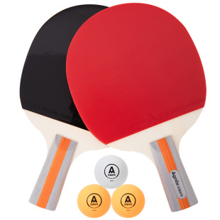Deli Angnet F2320 Table Tennis Bats (Red and Black)(2/pair)