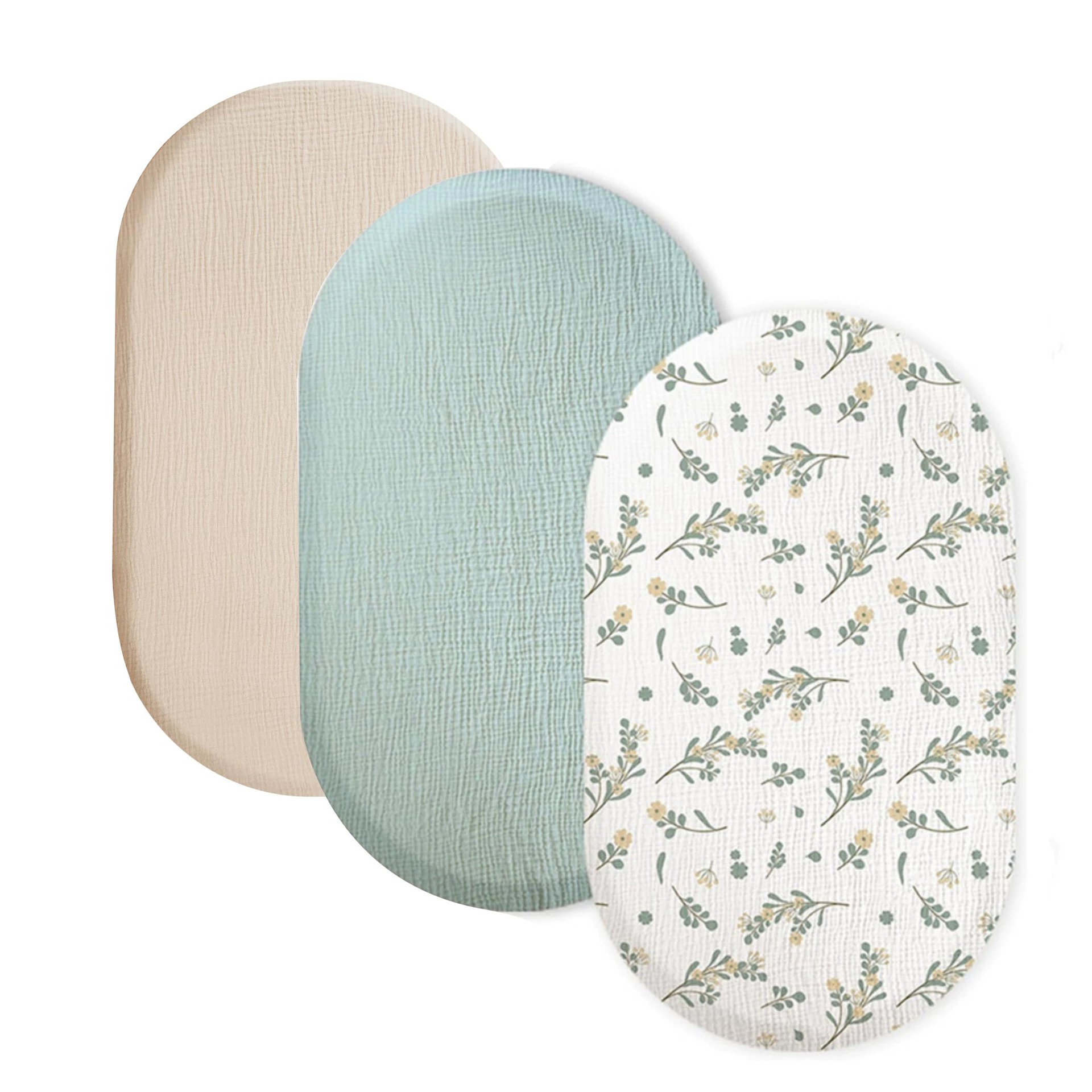 Амазонка из морщинистой хлопчатобумажной пряжи сплошной цвет кроватки двухслойная хлопчатобумажная пряжа мягкая дышащая простыня набор из трех частей