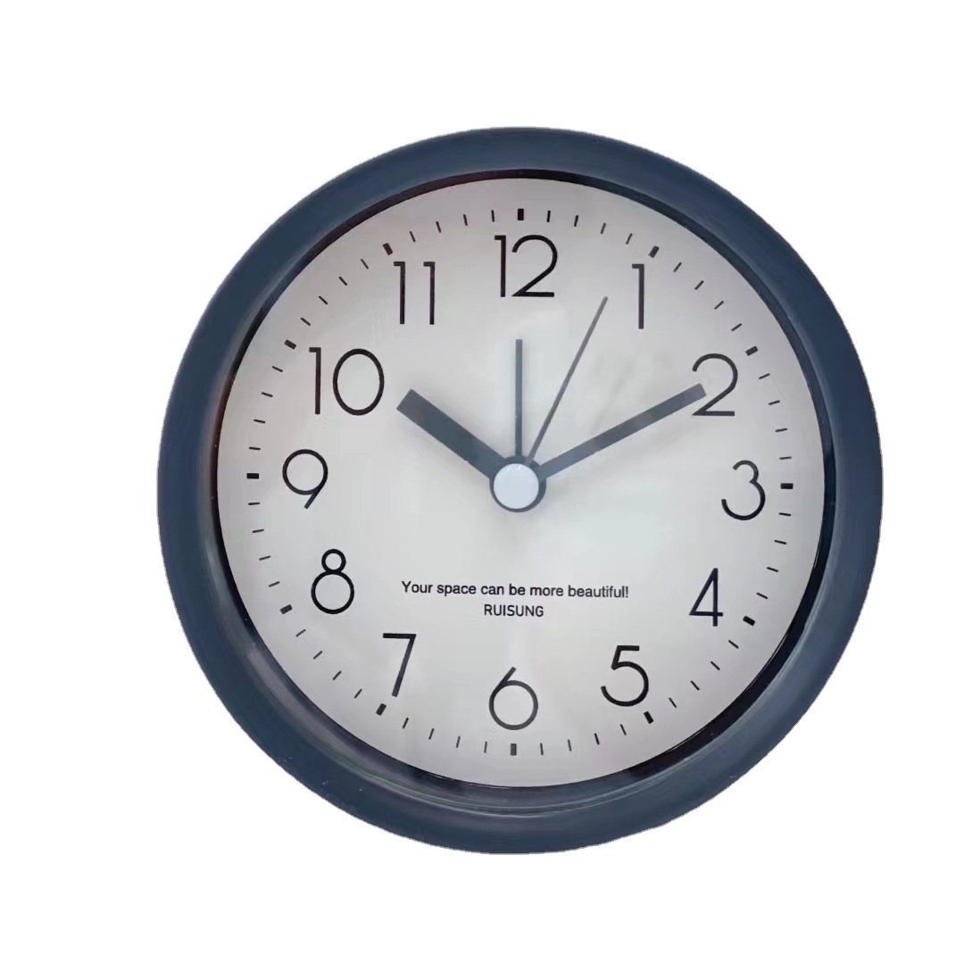 Directo de fábrica ronda simple tridimensional moda decoración del hogar reloj de alarma estudiante digital creativo despertador pequeño reloj despertador