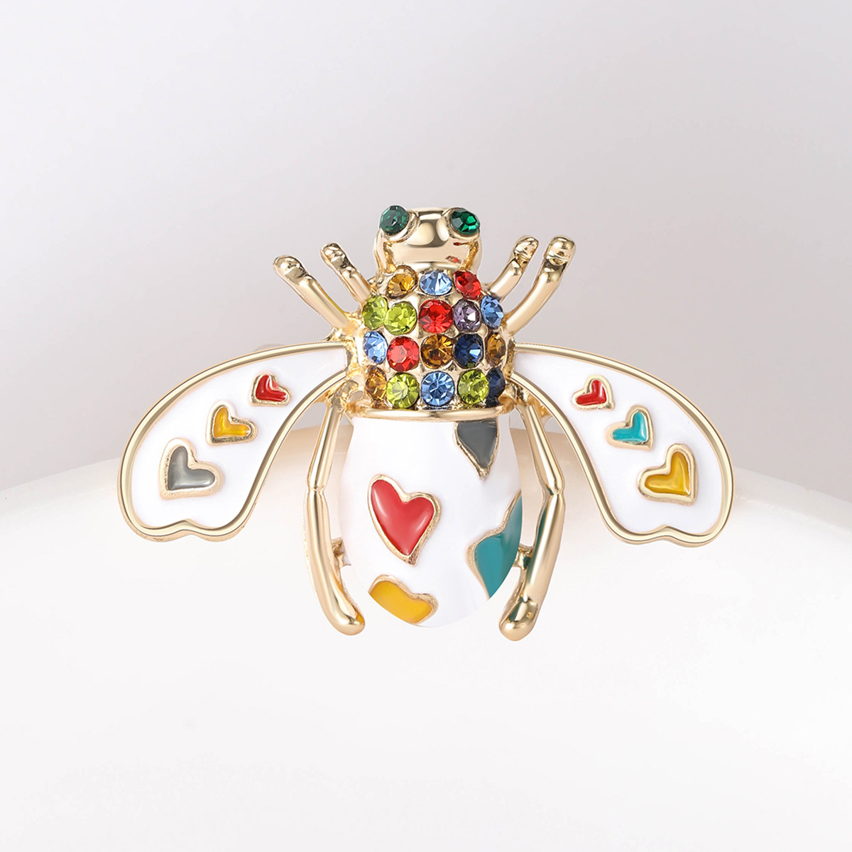 11g Weight Brooches Classification Holiday, Banquet Occasion Alloy Material Insect Pattern All Seasons Season Women's Gender Enamel Design Casual, Cute Style Casual Cute Pin Insect Alloy Enamel Women's Brooches 10