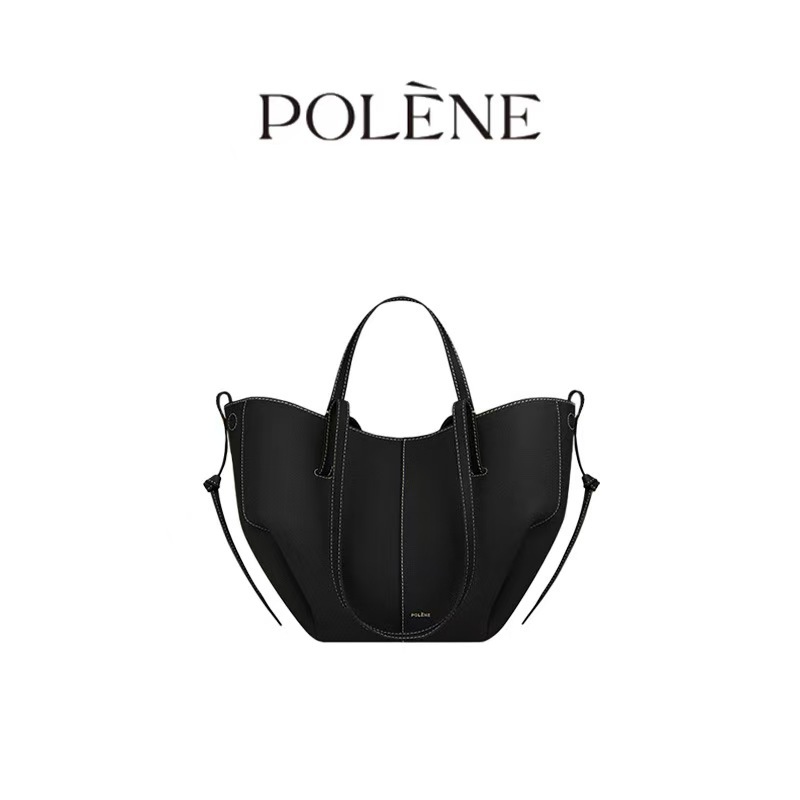 跨境爆款pol波灵恩翅膀包Cyme牛皮水桶包手提包托特大容量通勤女 - Thumbnail 16