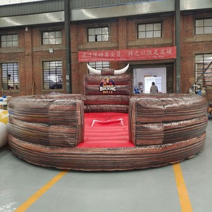 Spanish Inflatable Bullfighting Machine Amusement Equipment Crazy Bullfighting Air Cushion Electric Yak Inflatable Air Cushion Amusement Park