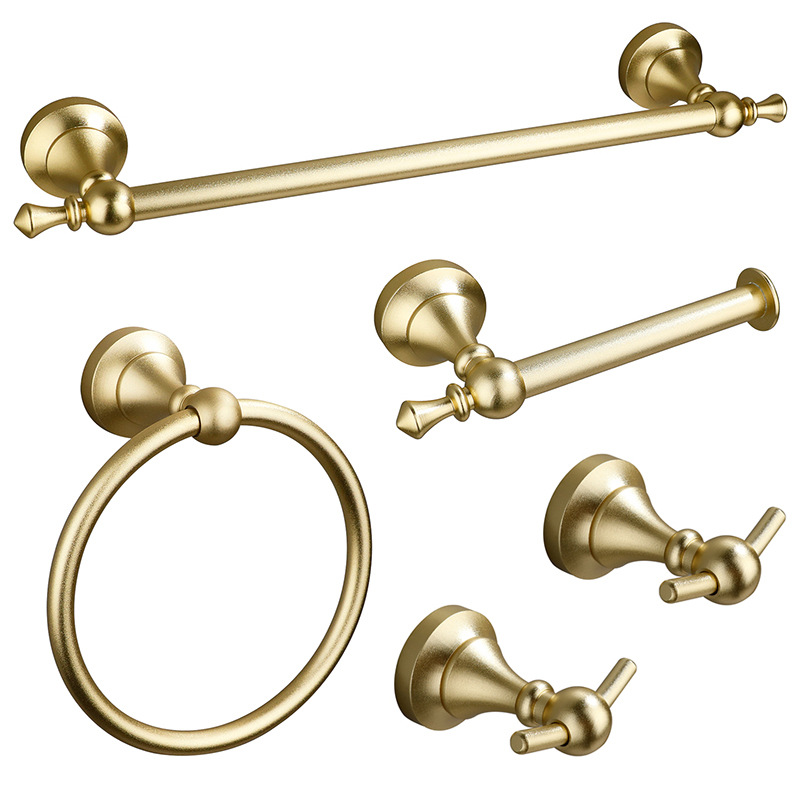 Barra horizontal toalla rack traje espacio Barra de toalla de aluminio toalla anillo higiénico rollo tejido rack ropa gancho traje de baño