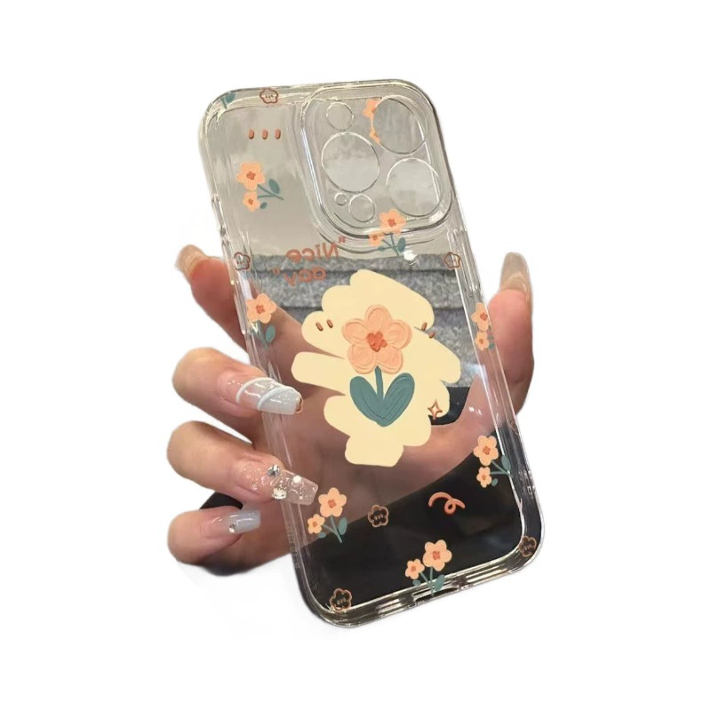 Apple, iPhone15, совместимый чехол в виде космической картинки, цветочный, 15promax