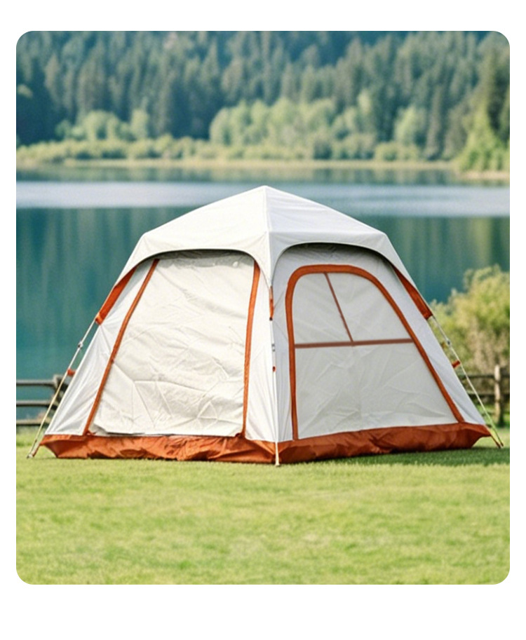 Factory wholesale outdoor square tent, canopy tent, sun-proof and waterproof seaside camping tent, travel tent